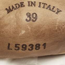 Pre Owned Loro Piana Beige Suede Summer Charms Walk Loafers Size 39