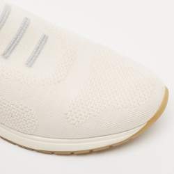 Loro Piana Cream Fabric and Suede 360 LP Flexy Walk Sneakers Size 39