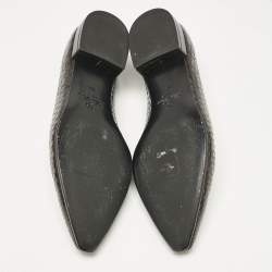 Loro Piana Brown Python Rebecca Ballet Flats Size 37.5