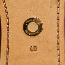 Pre Owned Loro Piana Brown Suede Tassel Dot Sole Loafers Size 40