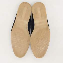 Pre Owned Loro Piana Navy Blue Suede Summer Charms Walk Loafers Size 41