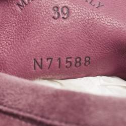 Pre Owned Loro Piana Dakr Pink Suede Summer Charms Walk Loafers Size 39