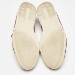 Pre Owned Loro Piana Dakr Pink Suede Summer Charms Walk Loafers Size 39