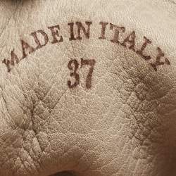 Pre Owned Loro Piana Beige Suede Summer Charms Walk Loafers Size 37