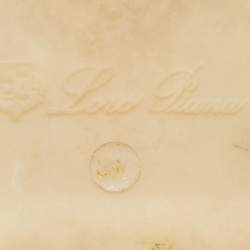 Pre Owned Loro Piana Beige Suede Summer Charms Walk Loafers Size 38.5