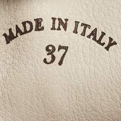 Pre Owned Loro Piana Grey Suede Babouche Charms Walk Sandals Size 37