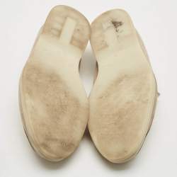 Pre Owned Loro Piana Beige Suede Summer Charms Walk Loafers Size 39