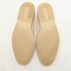 Pre Owned Loro Piana Beige Suede Summer Charms Walk Slip On Loafers Size 40