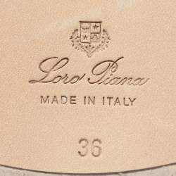Loro Piana Kummel Velvet Venice Smoking Slippers 36