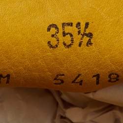 Loro Piana Yellow Suede Summer Charms Walk Slip On Loafers Size 35.5