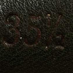 Pre Owned Loro Piana Green Suede Summer Charms Walk Slip On Loafers Size 35.5