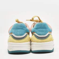 Loro Piana Multicolor Leather and Suede Play Sneakers Size 38