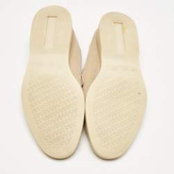 Pre Owned Loro Piana Beige Suede Summer Charms Walk Loafers Size 38