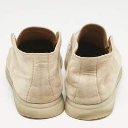 Loro Piana Beige Suede Summer Open Walk Loafers Size 37