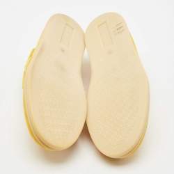 Loro Piana Yellow Suede Sea Sail Walk Loafers Size 37
