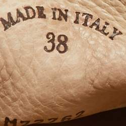 Pre Owned Loro Piana Beige Suede Summer Charms Walk Loafers Size 38