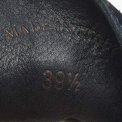 Pre Owned Loro Piana Navy Blue Suede Summer Charms Walk Loafers Size 39.5