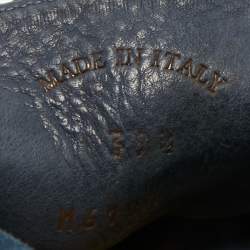 Pre Owned Loro Piana Navy Blue Suede Summer Walk Loafers Size 39.5