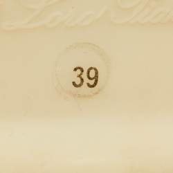 Pre Owned Loro Piana Pale Pink Suede Babouche Charms Walk Flat Mules Size 39