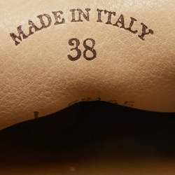 Pre Owned Loro Piana Beige Suede Summer Charms Walk Loafers Size 38