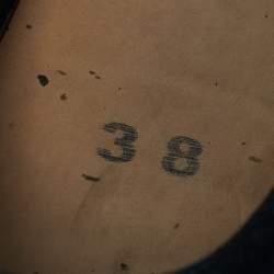 Pre Owned Loro Piana Navy Blue Suede Summer Charms Walk Loafers Size 38