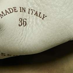 Pre Owned Loro Piana Blue Suede Babouche Charms Walk Mules Size 36