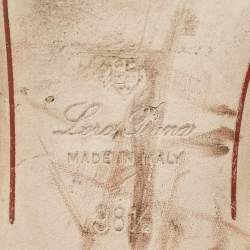 Pre Owned Loro Piana Cream Suede Summer Charms Walk Flat Slide Size 38.5