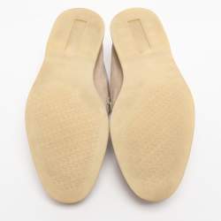 Pre Owned Loro Piana Beige Suede Summer Charms Walk  Loafers Size 38