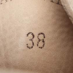 Pre Owned Loro Piana Beige Suede Summer Charms Walk  Loafers Size 38