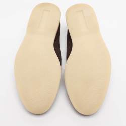 Pre Owned Loro Piana Brown Suede Summer Charms Walk Loafers Size 36
