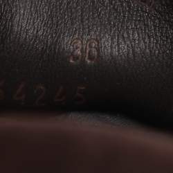 Pre Owned Loro Piana Brown Suede Summer Charms Walk Loafers Size 36