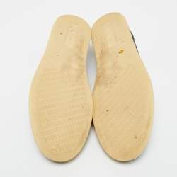 Pre Owned Loro Piana Dark Green Nubuck Leather Soho Walk Slip On Sneakers Size 41