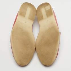 Pre Owned Loro Piana Blush Pink Suede Summer Charms Walk Loafers Size 39