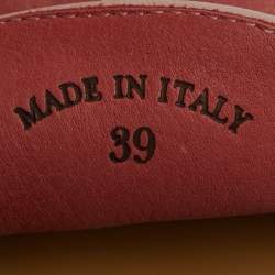 Pre Owned Loro Piana Blush Pink Suede Summer Charms Walk Loafers Size 39