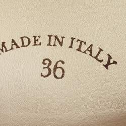 Pre Owned Loro Piana Grey Suede Babouche Charms Walk Mules Size 36