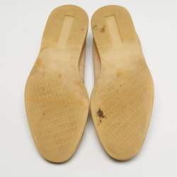 Pre Owned Loro Piana Beige Suede Summer Charms Walk Loafers Size 39.5