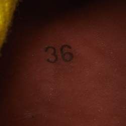 Pre Owned Loro Piana 360 LP Flexy Walk Size 36 Grey Fabric and Suede Low Top Sneakers