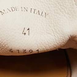 Pre Owned Loro Piana Summer Charms Walk Size 41 Beige Suede Loafers