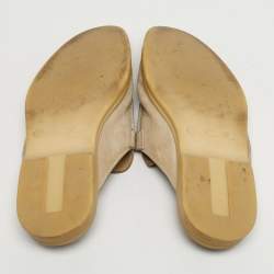 مملوكة مسبقًا Loro Piana Babouche Charms Walk Size 38.5 Grey Suede Mules