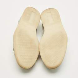 Pre Owned Loro Piana Summer Walk Size 38 Blue Suede Loafers