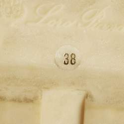 مملوكة مسبقًا حذاء لوفرز لورو بيانا سامر والك سويدي وردي بدلايات سليب أون مقاس 38