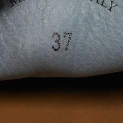 Pre Owned Loro Piana Summer Charms Walk Size 37 Blue Suede Loafers