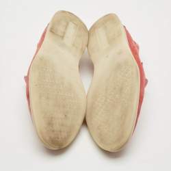 Pre Owned Loro Piana Summer Walk Size 36.5 Pink Suede Loafers