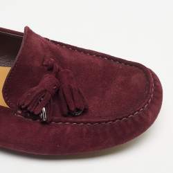 مملوكة مسبقًا حذاء لوفر لورو بيانا ووك سويدي بني حجم 41