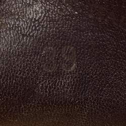 مملوكة مسبقًا حذاء لوفر لورو بيانا ووك سويدي بني حجم 41