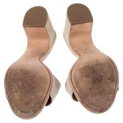 Loro Piana Grey Suede Charms Slide Sandals Size 38.5