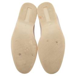 Pre Owned Loro Piana Beige Suede Summer Charm Walk Moccasins Size 37