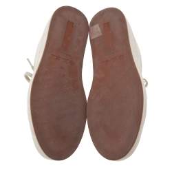 Pre Owned Loro Piana Grey Suede Nuages Low Top Sneakers Size 38