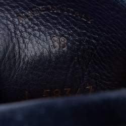 Pre Owned Loro Piana Navy Blue Suede Summer Charms Walk Slip On Loafers Size 38