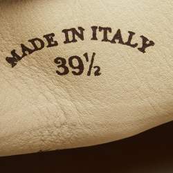 Pre Owned Loro Piana Beige Suede Babouche Charms Walk Flat Mules Size 39.5